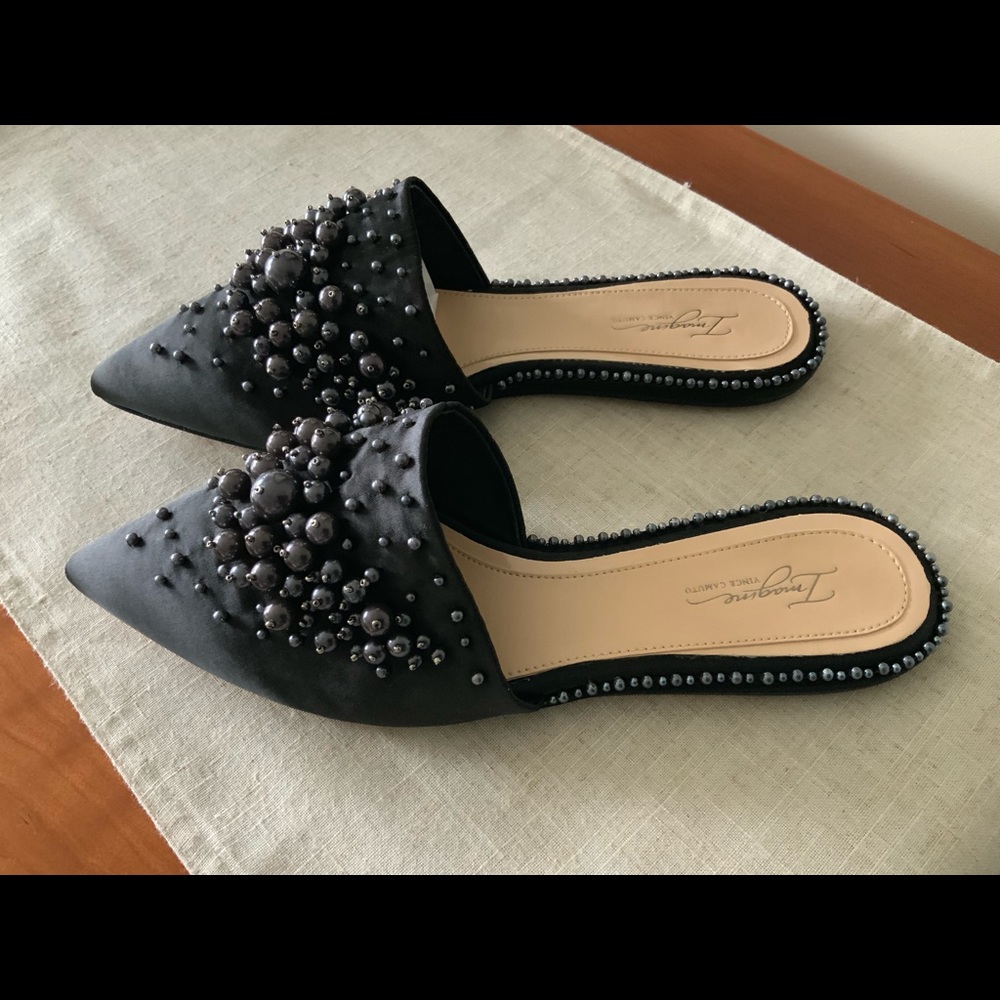 “Imagine” Slip-On Pearl Flat